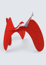 Load 3D model into Gallery viewer, Steel Shapes Painted Red
